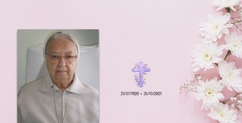 Nossa homenagem à Irmã Neil Pimentel, que será sempre lembrada por sua dedicação aos Pobres e por sua exímia inteligência