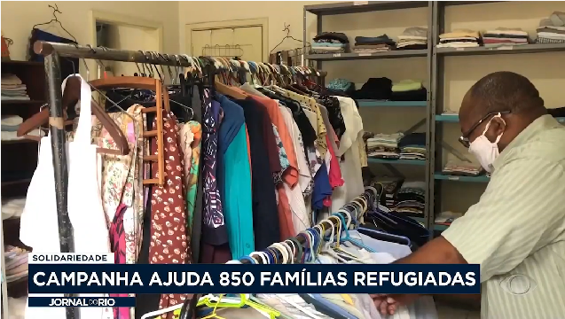 A campanha de Natal do Centro de Atendimento aos Refugiados ganhou destaque na Band TV. Confira!