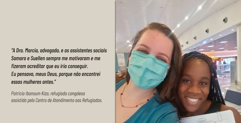 Imbuída do Carisma Vicentino, advogada soluciona caso de congolesa assistida pelo Centro de Atendimento aos Refugiados
