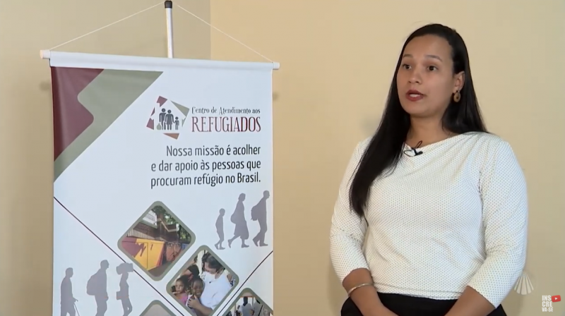 Centro de Atendimento aos Refugiados é tema de reportagem da TV Aparecida.